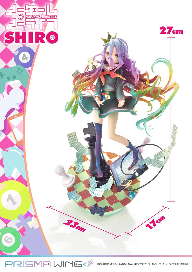 PRISMA WING "No Game No Life" Shiro 1/7 Scale Figure