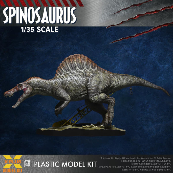 1/35 Scale "Jurassic Park III" Spinosaurus Plastic Model Kit