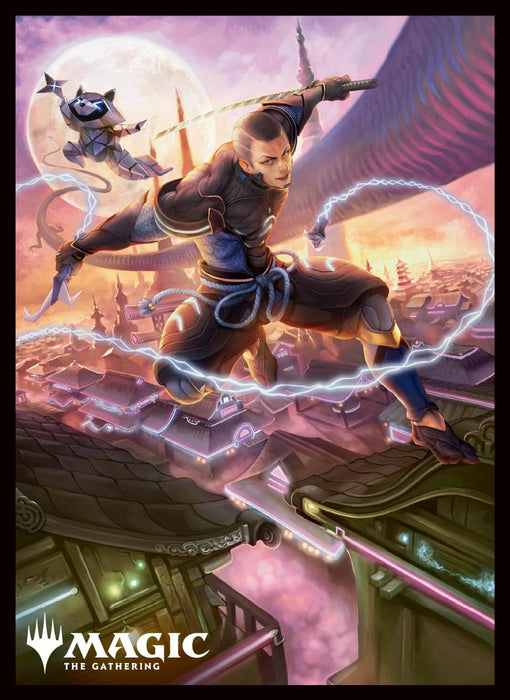 エンスカイ(ENSKY) マジック:ザ・ギャザリング プレイヤーズカードスリーブ 『ファウンデーション』《狡猾な侵入者、魁渡》 MTGS-319