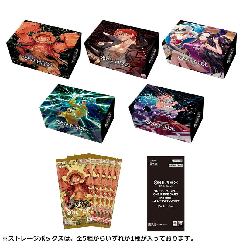 "One Piece" Card Game Premium Booster ONE PIECE CARD THE BEST Storage Box Set