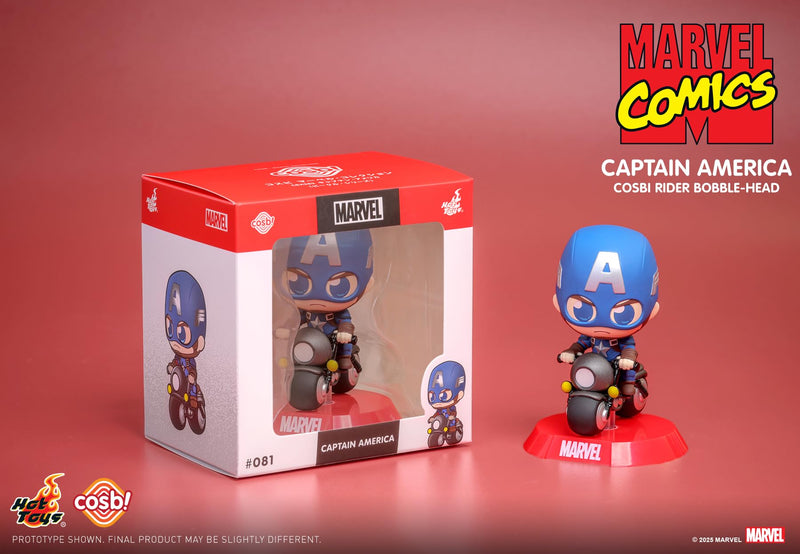 Cosbi Marvel Collection #081 Captain America (Vehicle Series) Comic