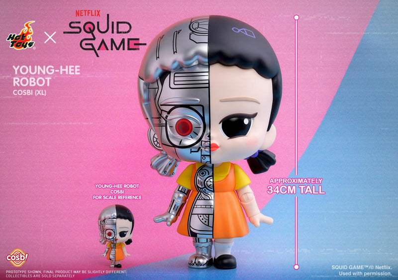 Cosbi Squid Game (Size XL) Young Hee Robot