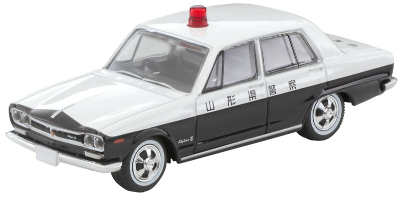 1/64 Scale Tomica Limited Vintage TLV-214a Nissan Skyline 2000GT Patrol Car (Yamagata Prefectural Police) 1971