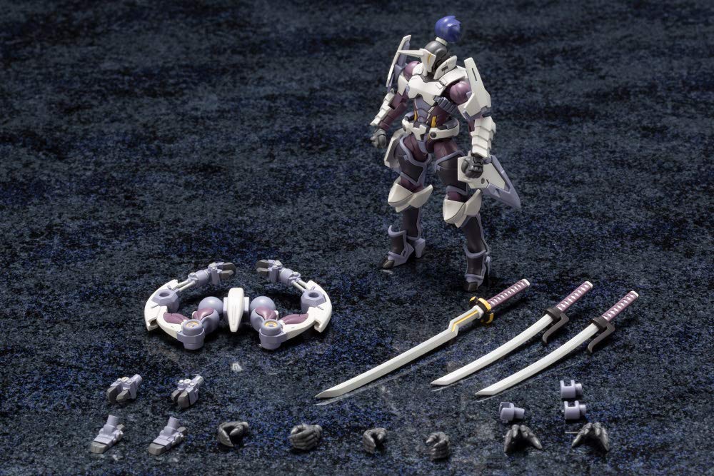 壽屋(KOTOBUKIYA) ヘキサギア ガバナー エクスアーマータイプ:白麟角 全高約93mm 1/24スケール プラモデル