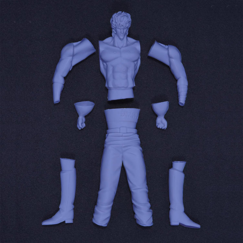 NANKOKU FACTORY "Fist of the North Star" Kenshiro 1/8 Soft Vinyl Kit Reprint Edition