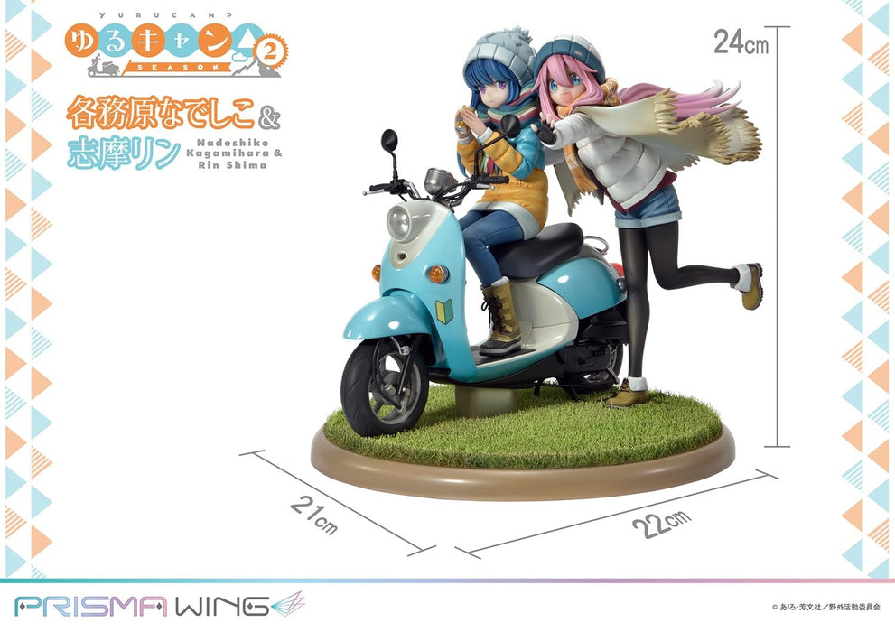 PRISMA WING "Yurucamp" Kagamihara Nadeshiko & Shima Rin 1/7 Scale Figure