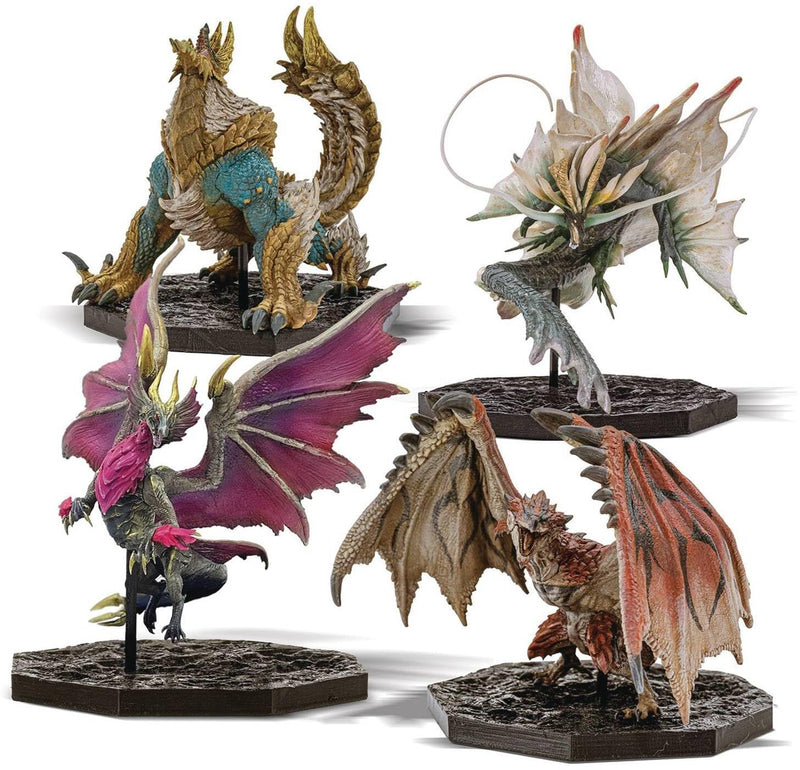 Capcom Figure Builder Cube "Monster Hunter" 4 Set Box (Rathalos / Zinogre / Malzeno / Amatsu)