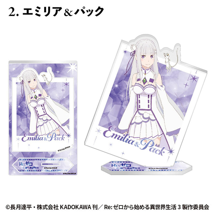 "Re:Zero kara Hajimeru Isekai Seikatsu" Photo Style Acrylic Stand