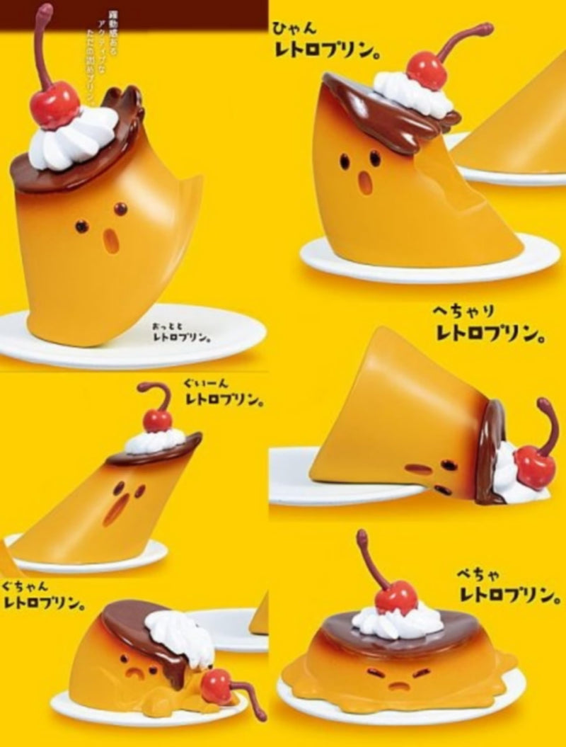 Yakudoukan ga Arudake no Retro Pudding. Mascot Figure