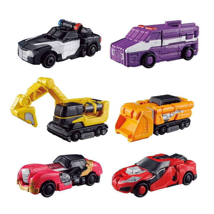 "Bakuage Sentai Boonboomger" Mini Pla Bakuage Gattai Series 02 Boonboomcar Set