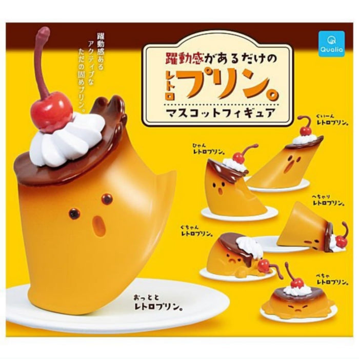 Yakudoukan ga Arudake no Retro Pudding. Mascot Figure