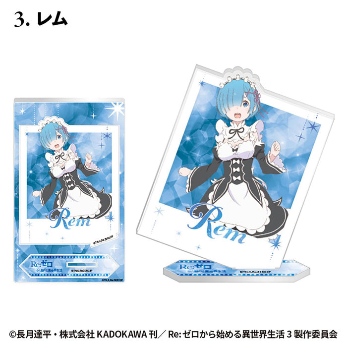 "Re:Zero kara Hajimeru Isekai Seikatsu" Photo Style Acrylic Stand