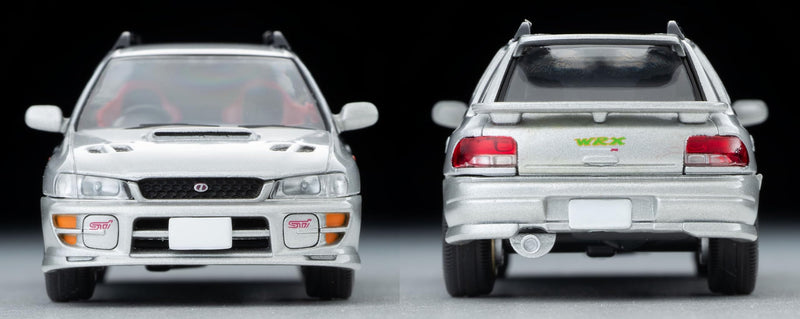 1/64 Scale Tomica Limited Vintage NEO TLV-N281c Subaru Impreza Pure Sports Wagon WRX STi Ver. V (Silver) 1998