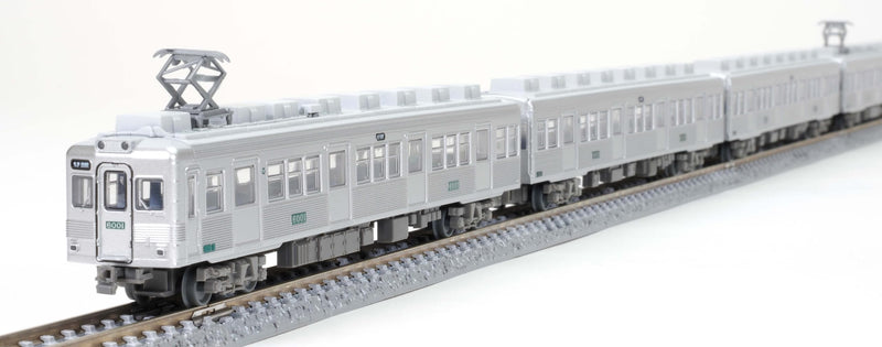 Railway Collection Nankai Electric Railway 6000 Series (Nostalgic Stainless Unpainted) 4 Car Set