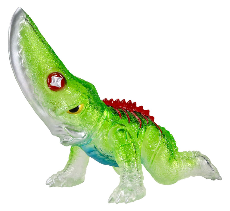 キャラクターコンテンツプロダクション(Ccp) ミドルサイズシリーズ ガメラ【第3弾】 ギロン（1969）クリアグリーン Ver. 約130mm PVC製 塗装済み完成品ソフビフィギュア