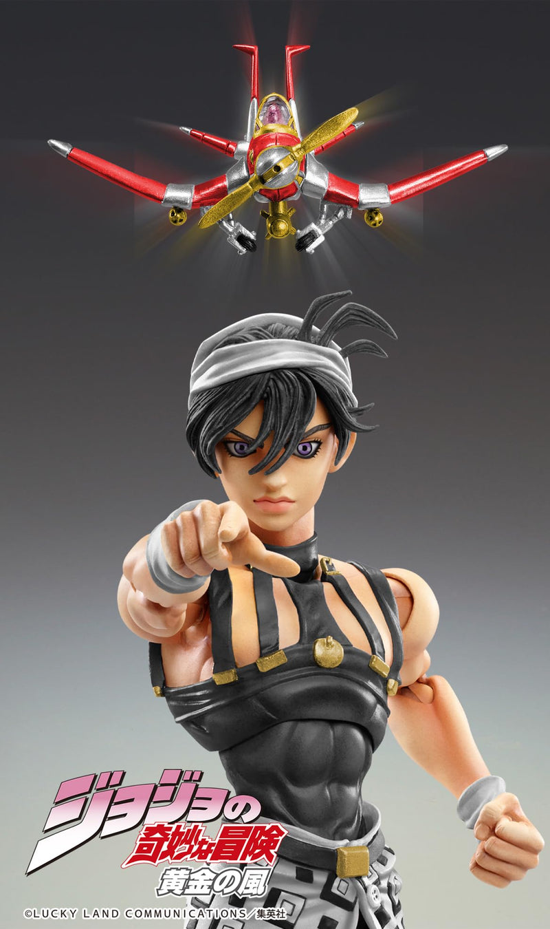 Super Action Statue "JoJo's Bizarre Adventure -Part V-" Narancia Ghirga & Aerosmith Ver. Black