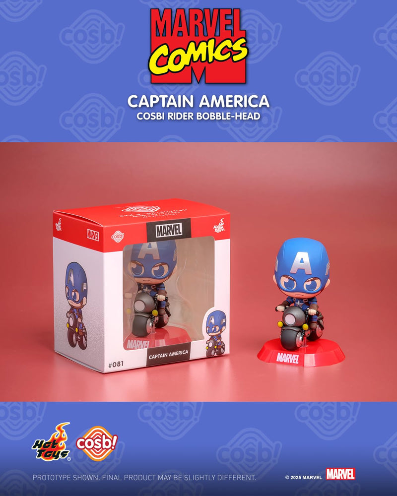 Cosbi Marvel Collection #081 Captain America (Vehicle Series) Comic