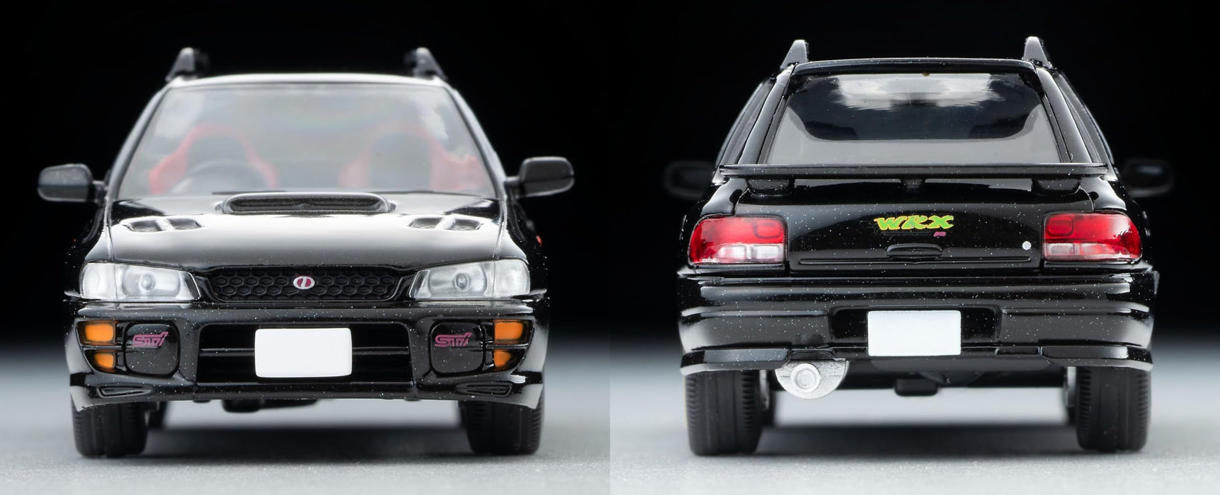 1/64 Scale Tomica Limited Vintage NEO TLV-N281d Subaru Impreza Pure Sports Wagon WRX STi Ver. V (Black) 1998