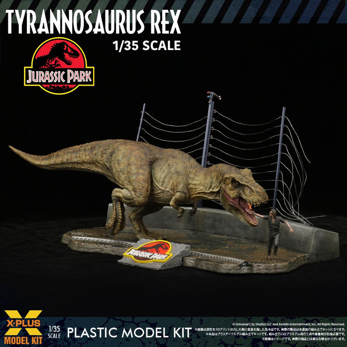 1/35 Scale "Jurassic Park" Tyrannosaurus Rex Plastic Model Kit