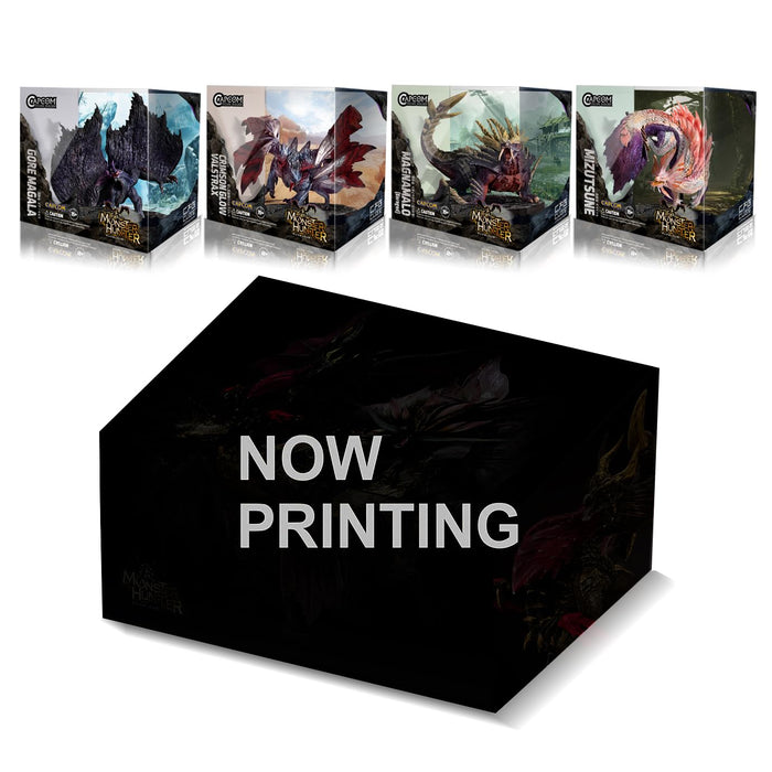 Capcom Figure Builder Cube "Monster Hunter" 4 Set Box (Gore Magala / Crimson Glow Valstrax / Magnamalo / Mizutsune)