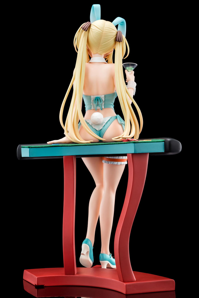 The Demon Sword Master of Excalibur Academy Regina Mercedes Wearing HISHOKU Bunny Costume with Nip Slip Gimmick System