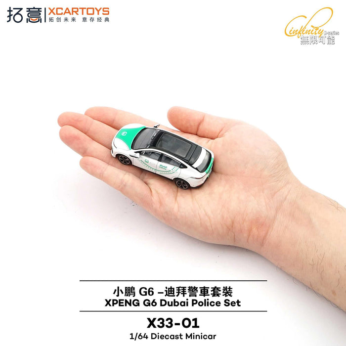 1/64 Xpeng G6 Dubai Police Set