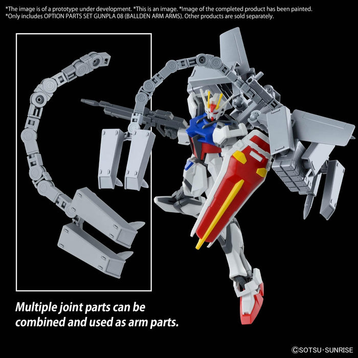 Optional Parts Set Gunpla 08 "Gundam Build Fighters Try" (Ballden Arm Arms)