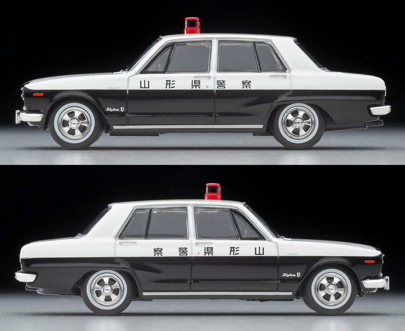 1/64 Scale Tomica Limited Vintage TLV-214a Nissan Skyline 2000GT Patrol Car (Yamagata Prefectural Police) 1971