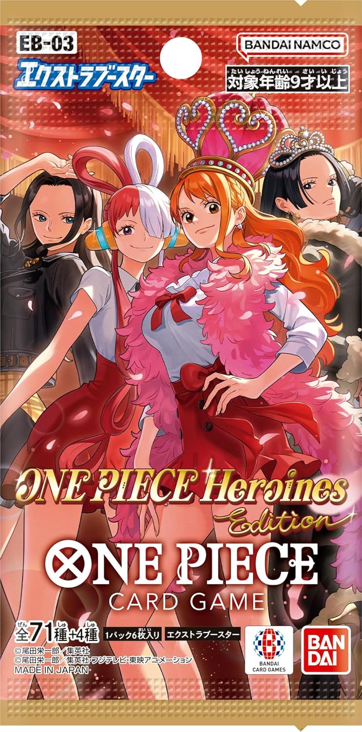 "One Piece" Card Game Extra Booster One Piece Heroines Edition EB-03