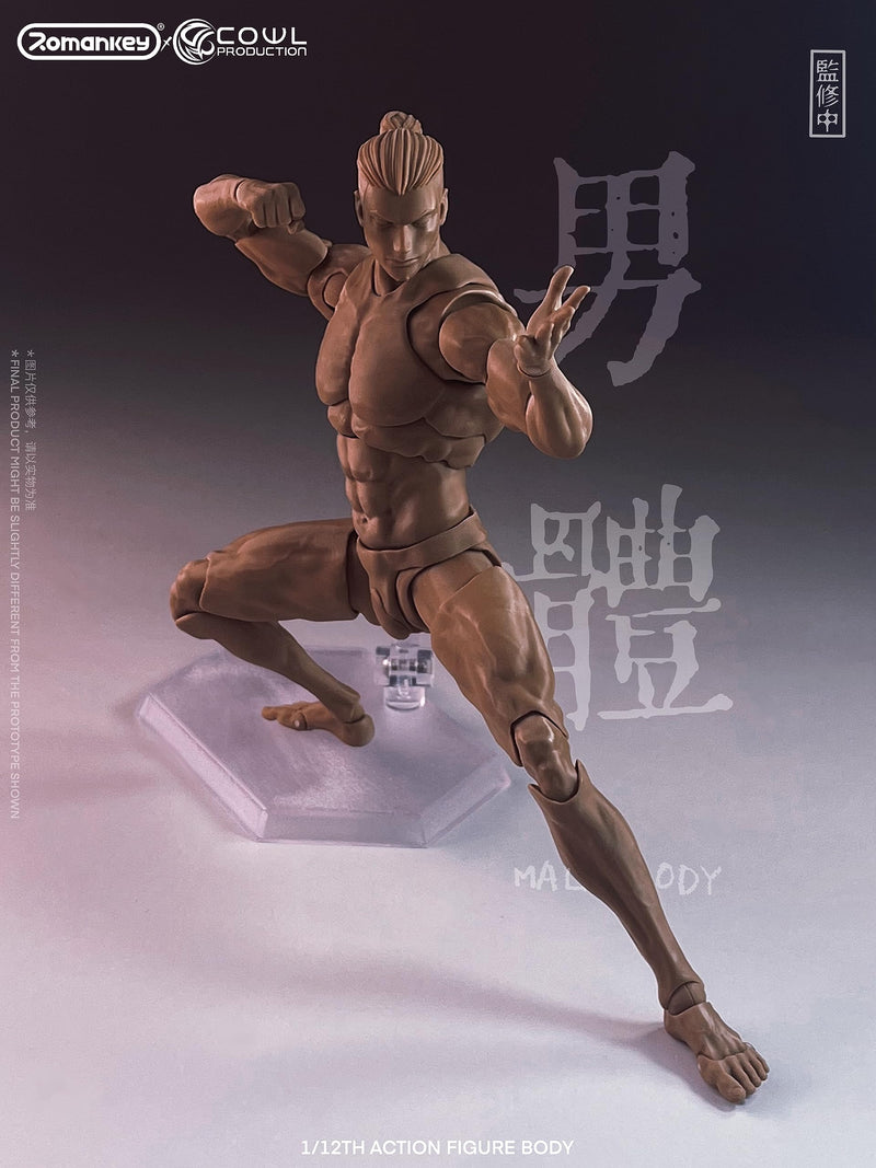 Romankey X COWL 1/12 SCALE SUPER-ACTIONAL MALE BODY (TANNED)