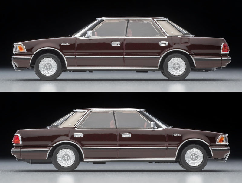 1/64 Scale Tomica Limited Vintage NEO TLV-N175c Toyota Crown Hardtop Supercharger Royal Saloon (Wine) 1985