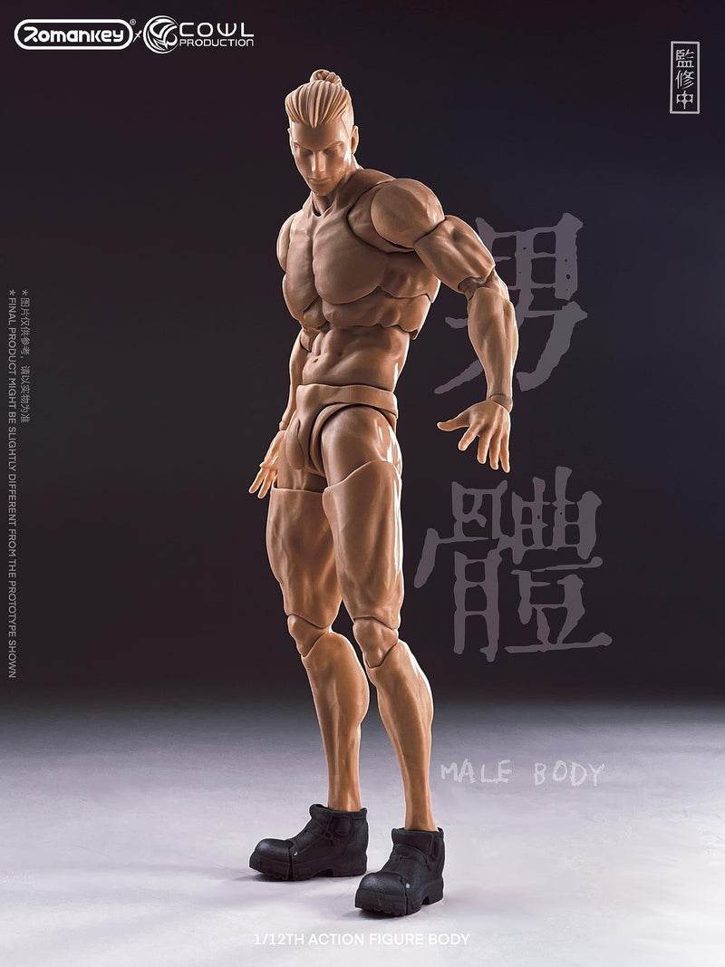 Romankey X COWL 1/12 SCALE SUPER-ACTIONAL MALE BODY (NATURAL)