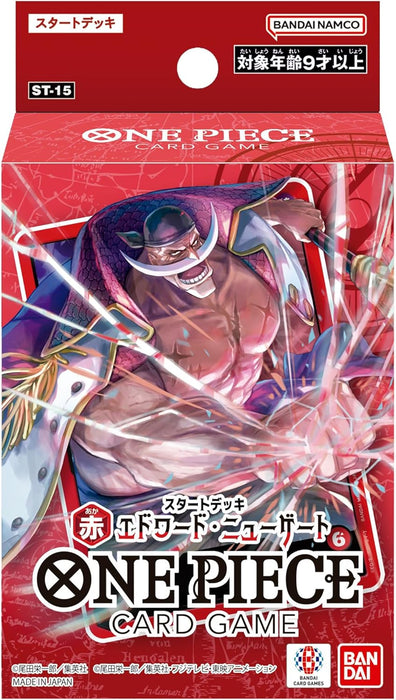 "One Piece" Card Game Start Deck Red Edward Newgate ST-15