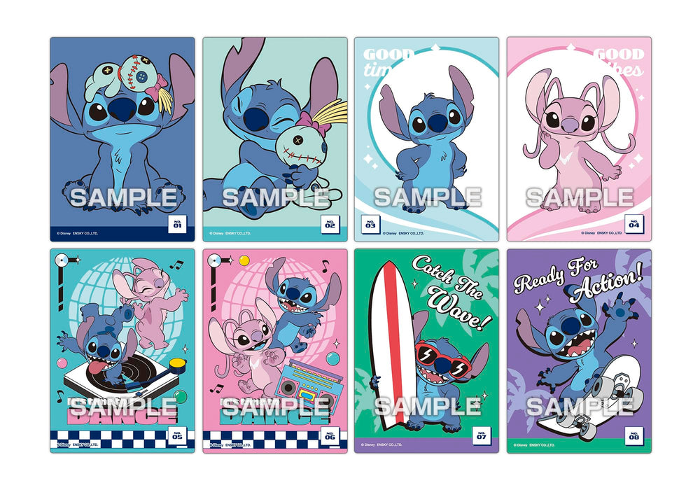 エンスカイ(ENSKY) スティッチ クリアカードコレクションガム グレープ味 ガム/食玩 【BOX販売/16個セット】