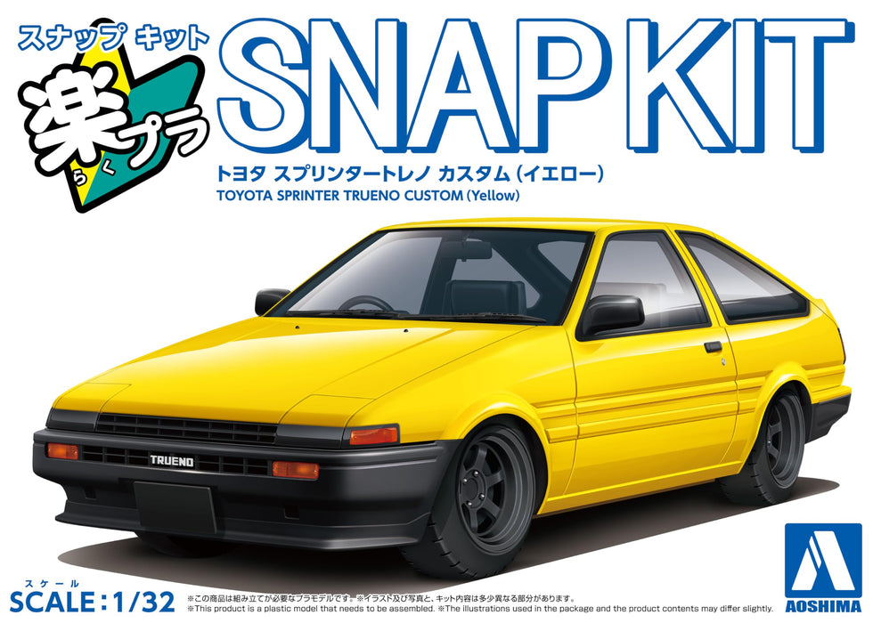 RakuPla Snap Kit 11CU-YW Toyota Sprinter Trueno Custom (Yellow)