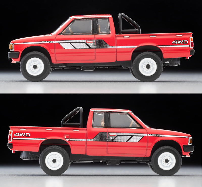 1/64 Scale Tomica Limited Vintage NEO TLV-N320b Datsun Truck 4WD King Cab AD (Red)