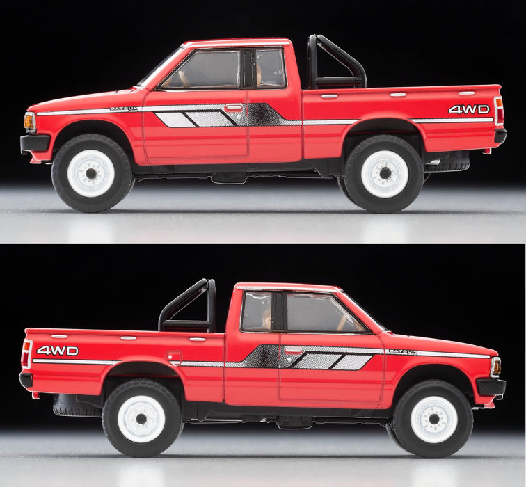 1/64 Scale Tomica Limited Vintage NEO TLV-N320b Datsun Truck 4WD King Cab AD (Red)
