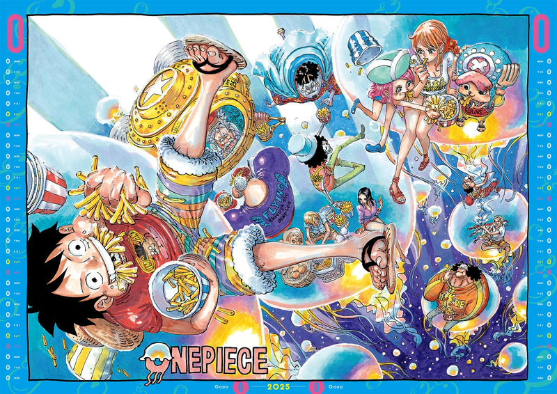 "One Piece" Comic Calendar (Large Format) 2025 (Book)