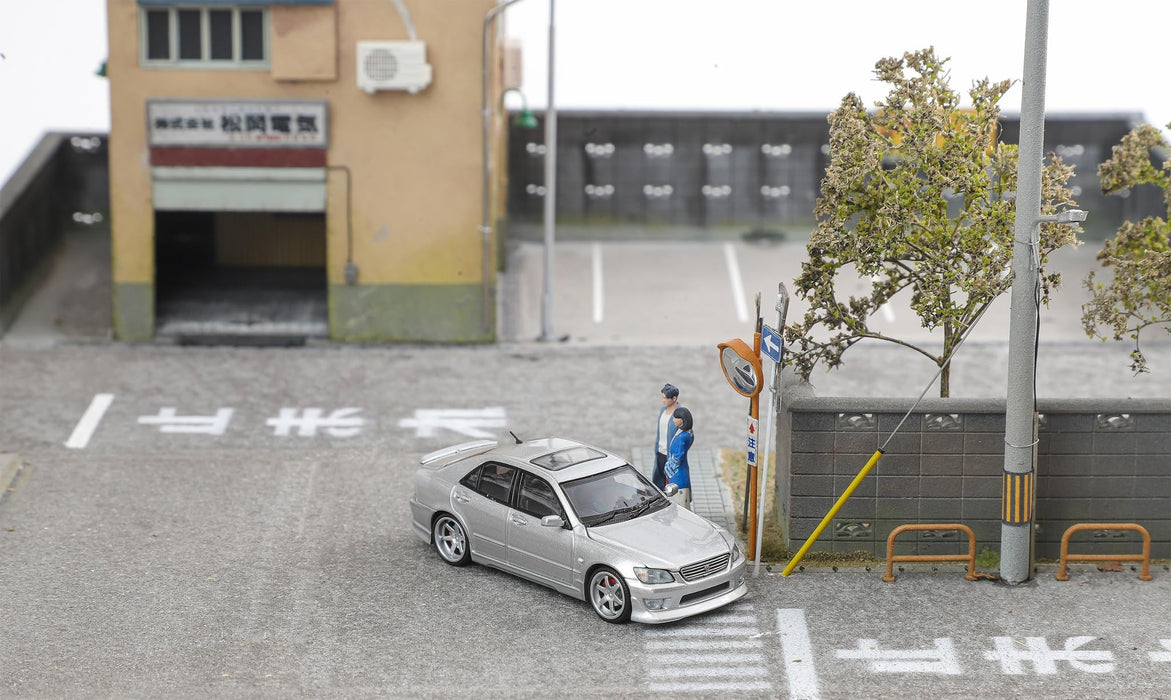 1/64 TOYOTA Altezza RS200 SXE10 Silver Metallic
