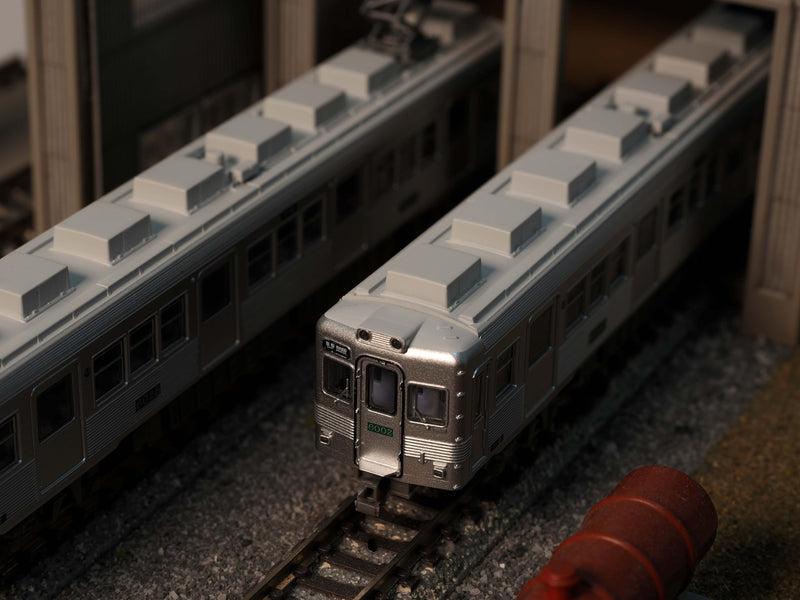 Railway Collection Nankai Electric Railway 6000 Series (Nostalgic Stainless Unpainted) 4 Car Set