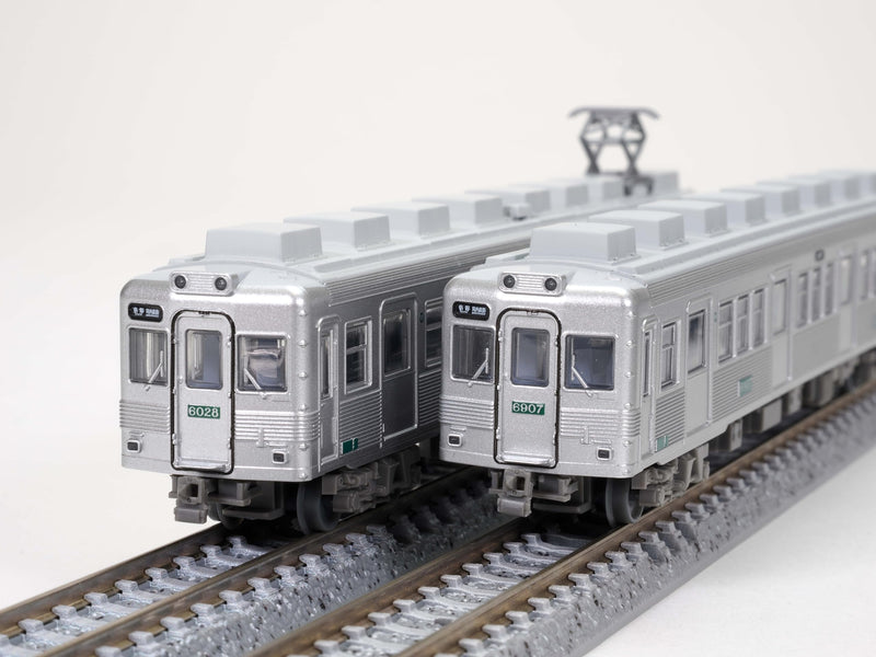 Railway Collection Nankai Electric Railway 6000 Series (Nostalgic Stainless Unpainted) 2 Car Set