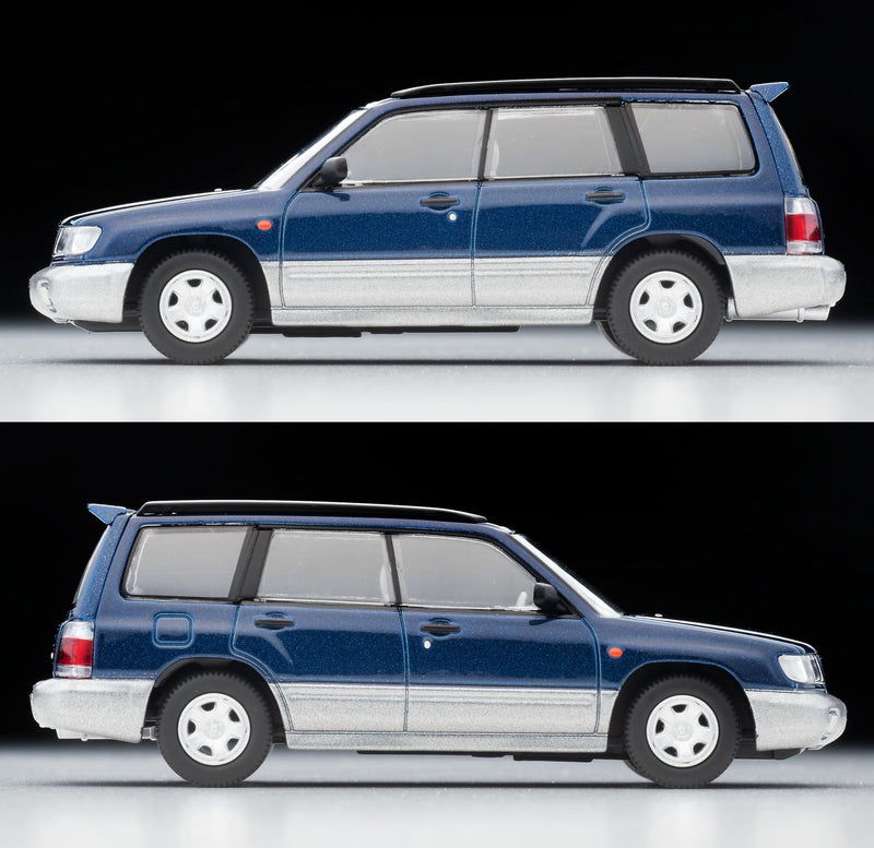 1/64 Scale Tomica Limited Vintage NEO TLV-N328a Subaru Forester C/20 (Navy / Gray) 1997