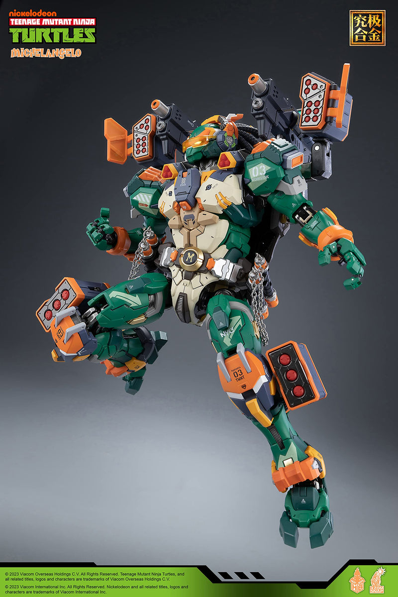 HEATBOYS HB0014 "TEENAGE MUTANT NINJA TURTLES" MICHELANGELO ALLOY ACTION FIGURE