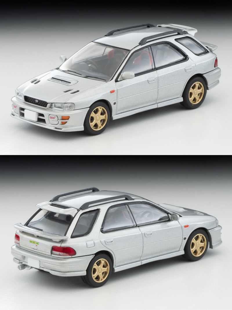 1/64 Scale Tomica Limited Vintage NEO TLV-N281c Subaru Impreza Pure Sports Wagon WRX STi Ver. V (Silver) 1998