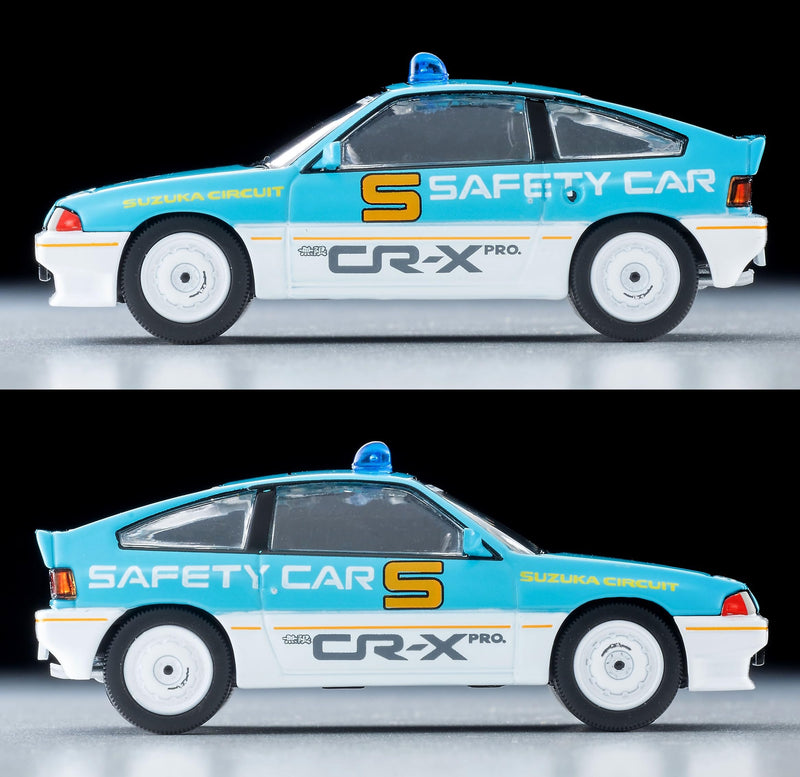 1/64 Scale Tomica Limited Vintage NEO TLV-N318a Honda Ballade Sports CR-X MUGEN CR-X PRO Suzuka Circuit Safety Car (Light Blue / White)