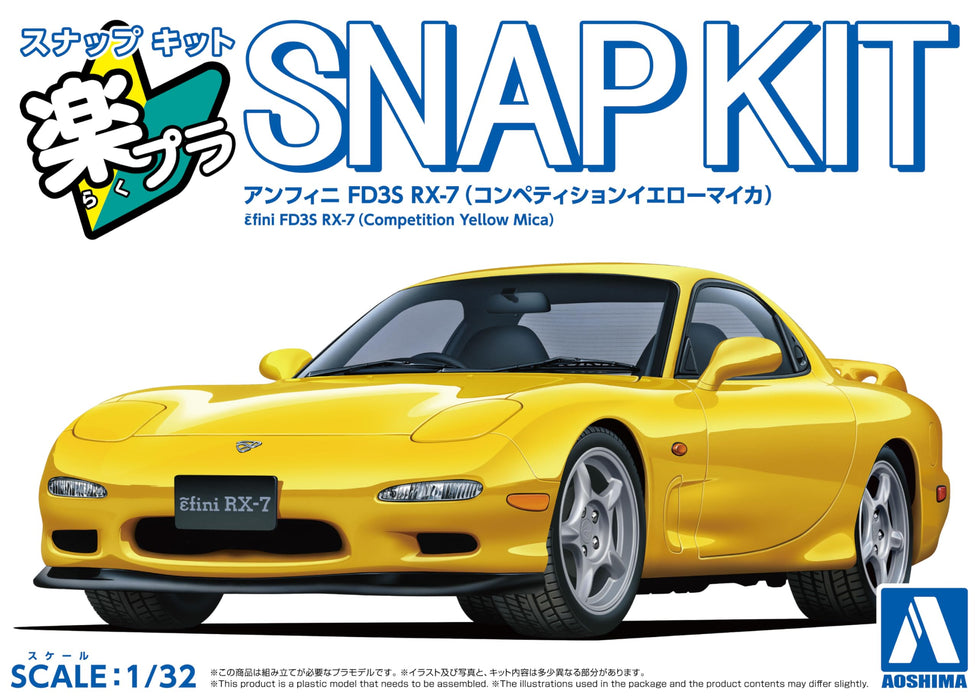 RakuPla Snap Kit 04-CY Efini FD3S RX-7 (Competition Yellow Mica)