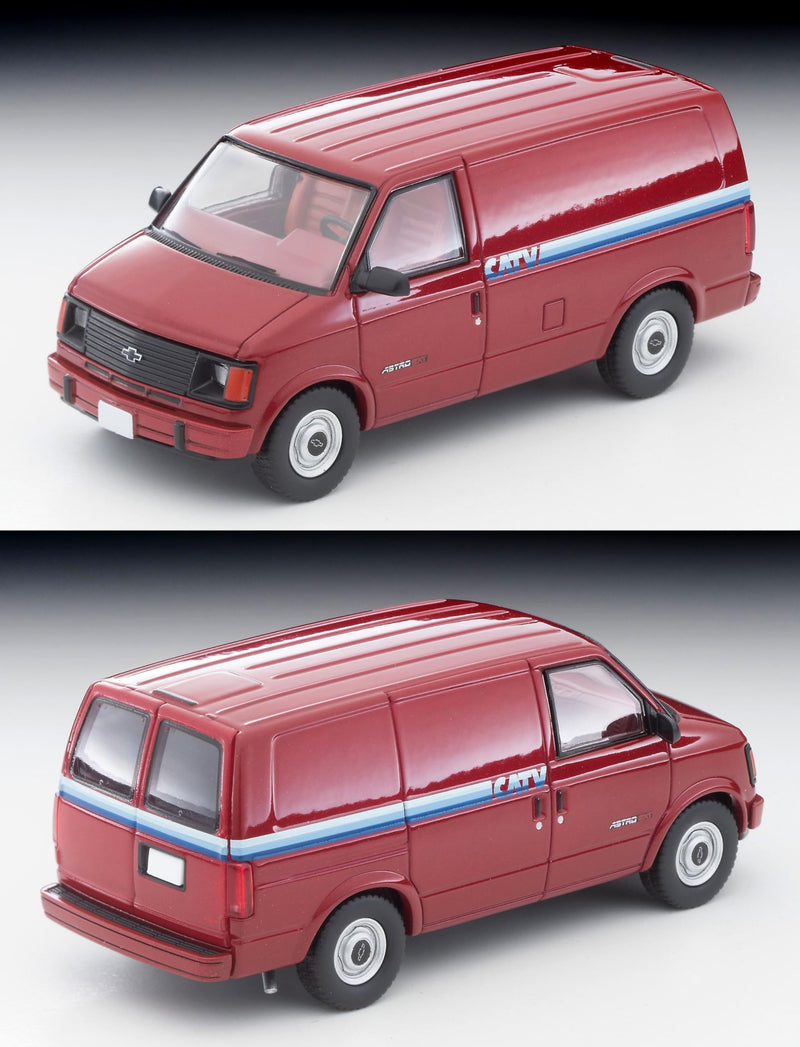 1/64 Scale Tomica Limited Vintage NEO TLV-N344a Chevrolet Astro Van (Red)