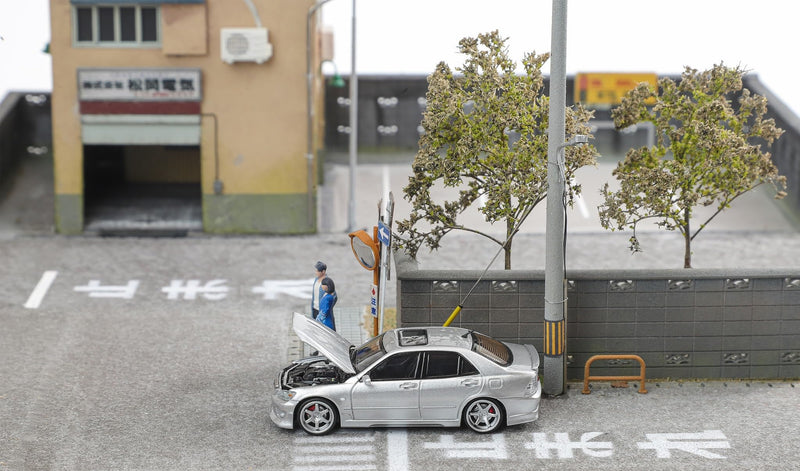 1/64 TOYOTA Altezza RS200 SXE10 Silver Metallic