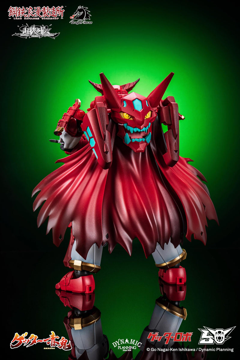 DRAGON HORSE x IRON ROMANCE WORKSHOP "SUPER ROBOT LEGEND" SERIES GETTER-AKAONI TRANSFORMABLE ACTION FIGURE