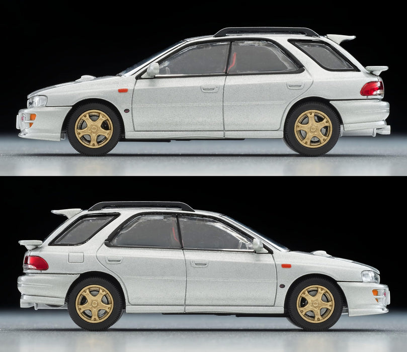 1/64 Scale Tomica Limited Vintage NEO TLV-N281c Subaru Impreza Pure Sports Wagon WRX STi Ver. V (Silver) 1998